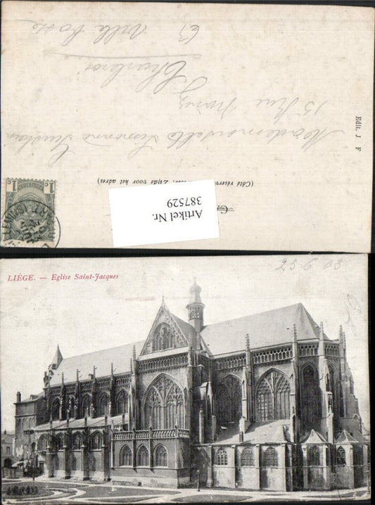 387529,Belgium Liege Eglise Saint-Jacques Kirche