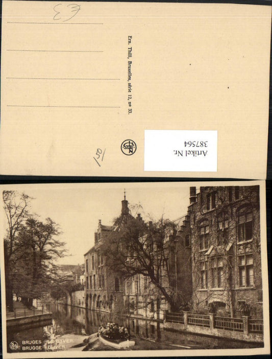 387564,Belgium Bruges Brügge Le Dyver Kanal Fluss Boot