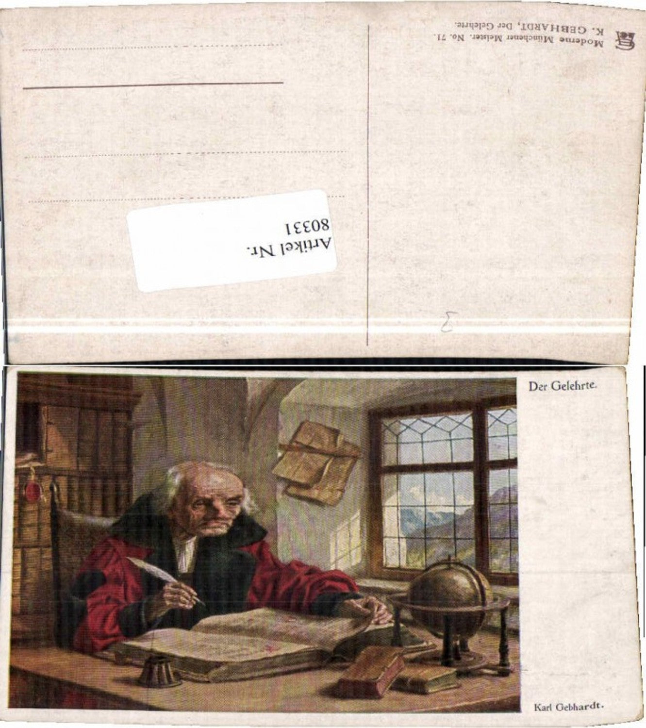 80331, K. Gebhardt Scholarly Pen Book