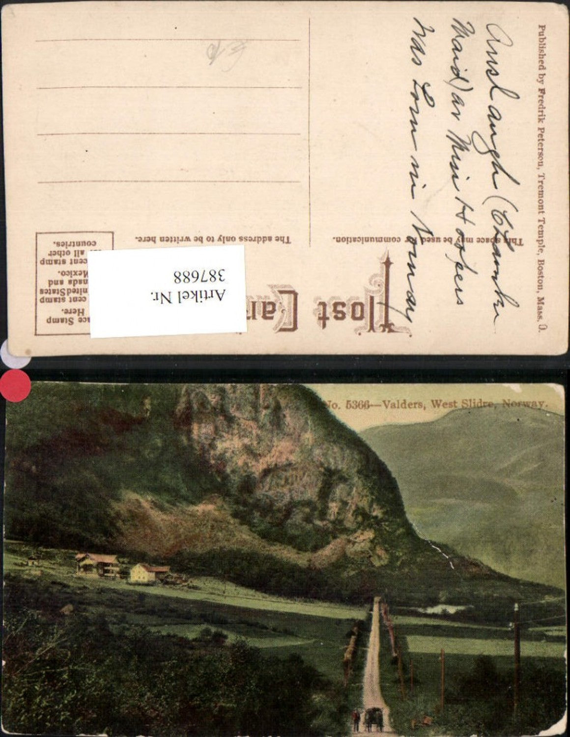 Alte Ansichtskarte – Old Postcard