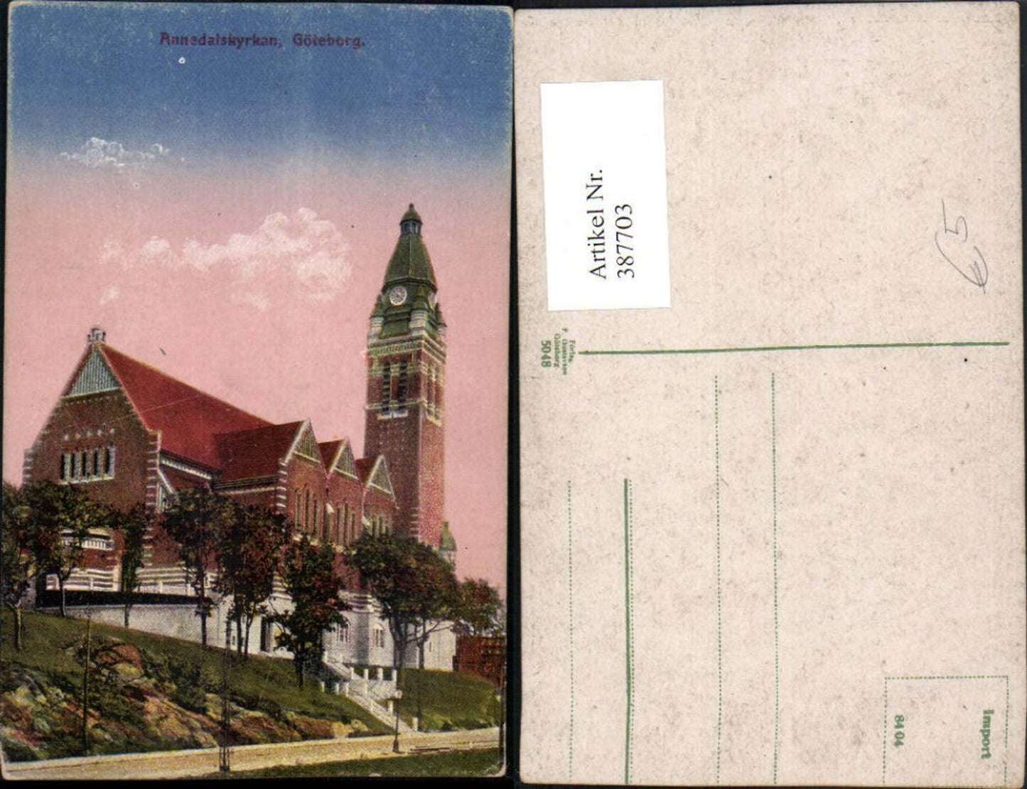 Alte Ansichtskarte – Old Postcard