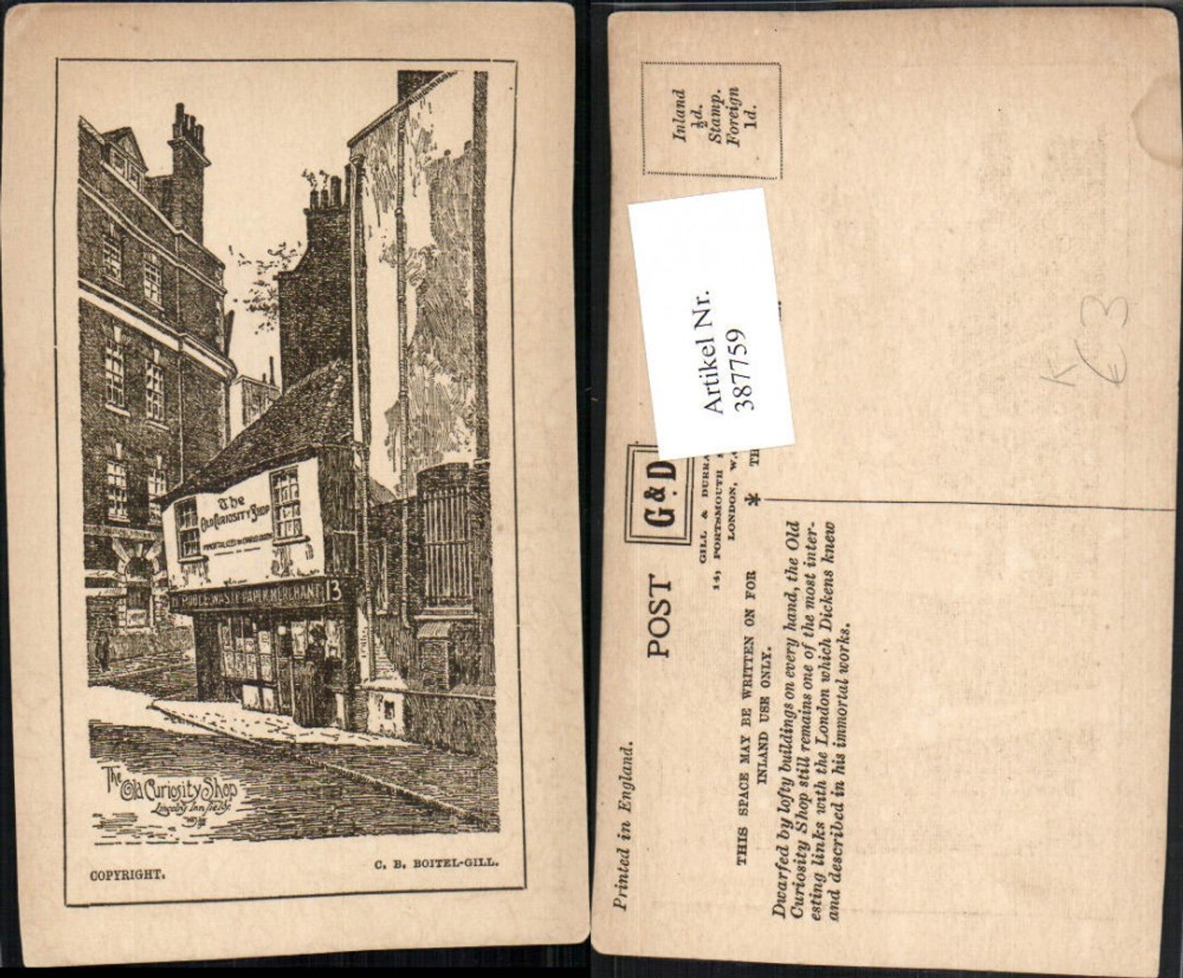 Alte Ansichtskarte – Old Postcard