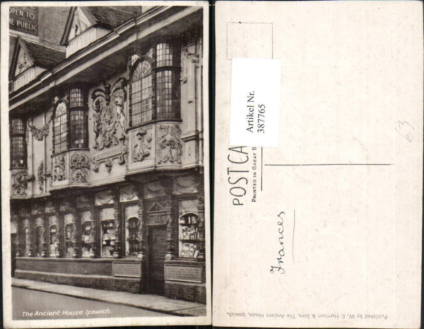 Alte Ansichtskarte – Old Postcard