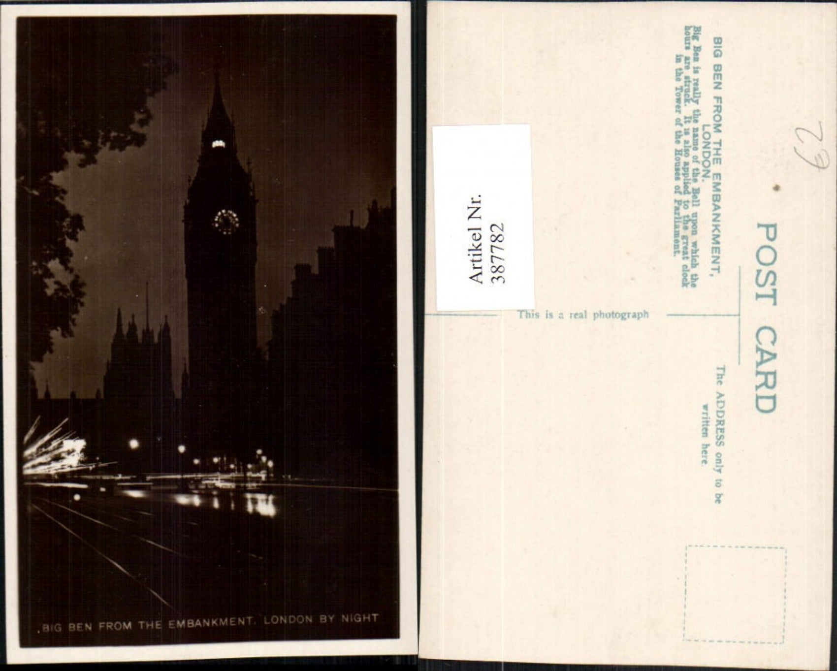 Alte Ansichtskarte – Old Postcard