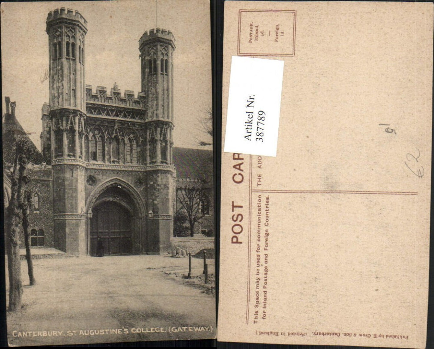 Alte Ansichtskarte – Old Postcard