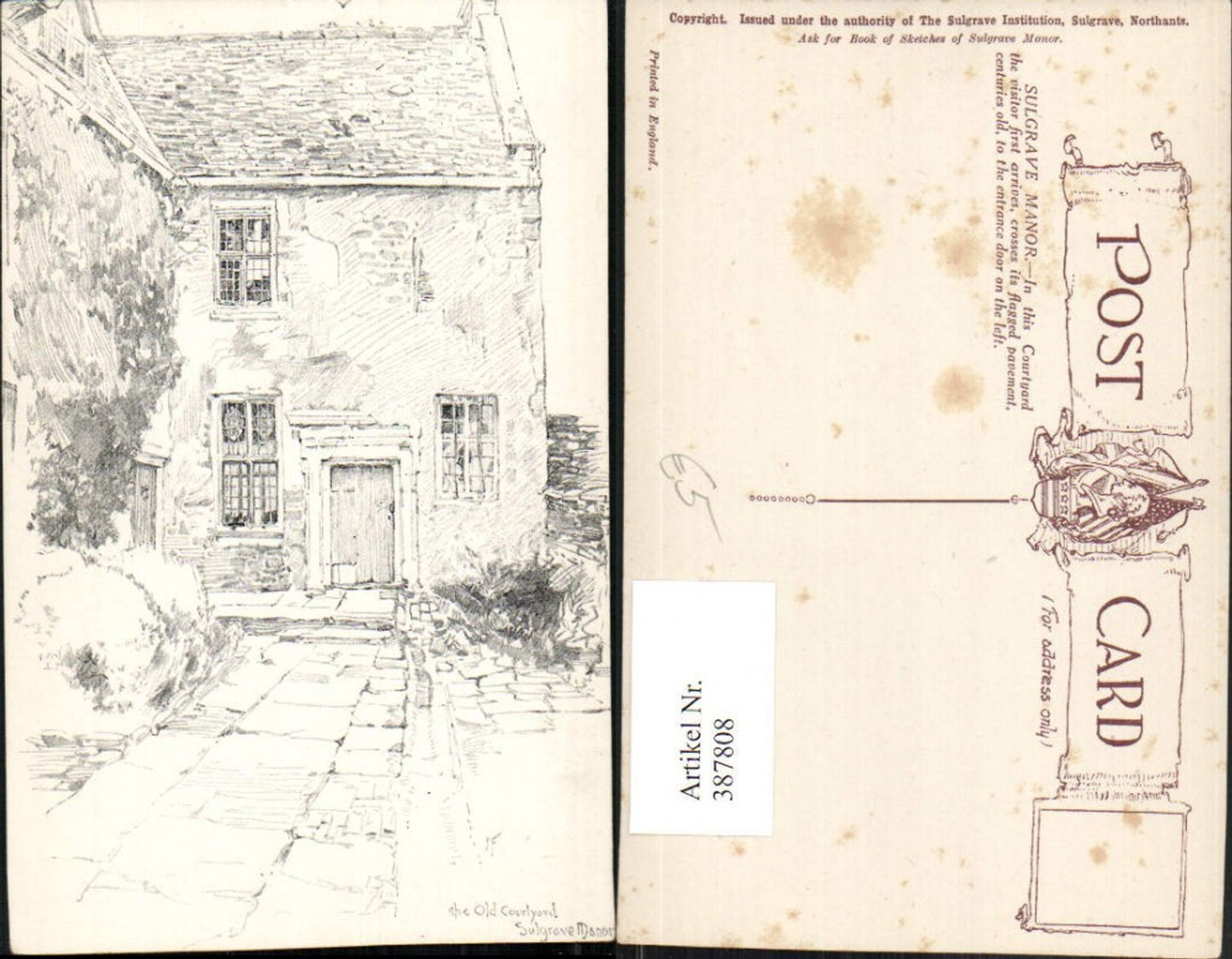 Alte Ansichtskarte – Old Postcard