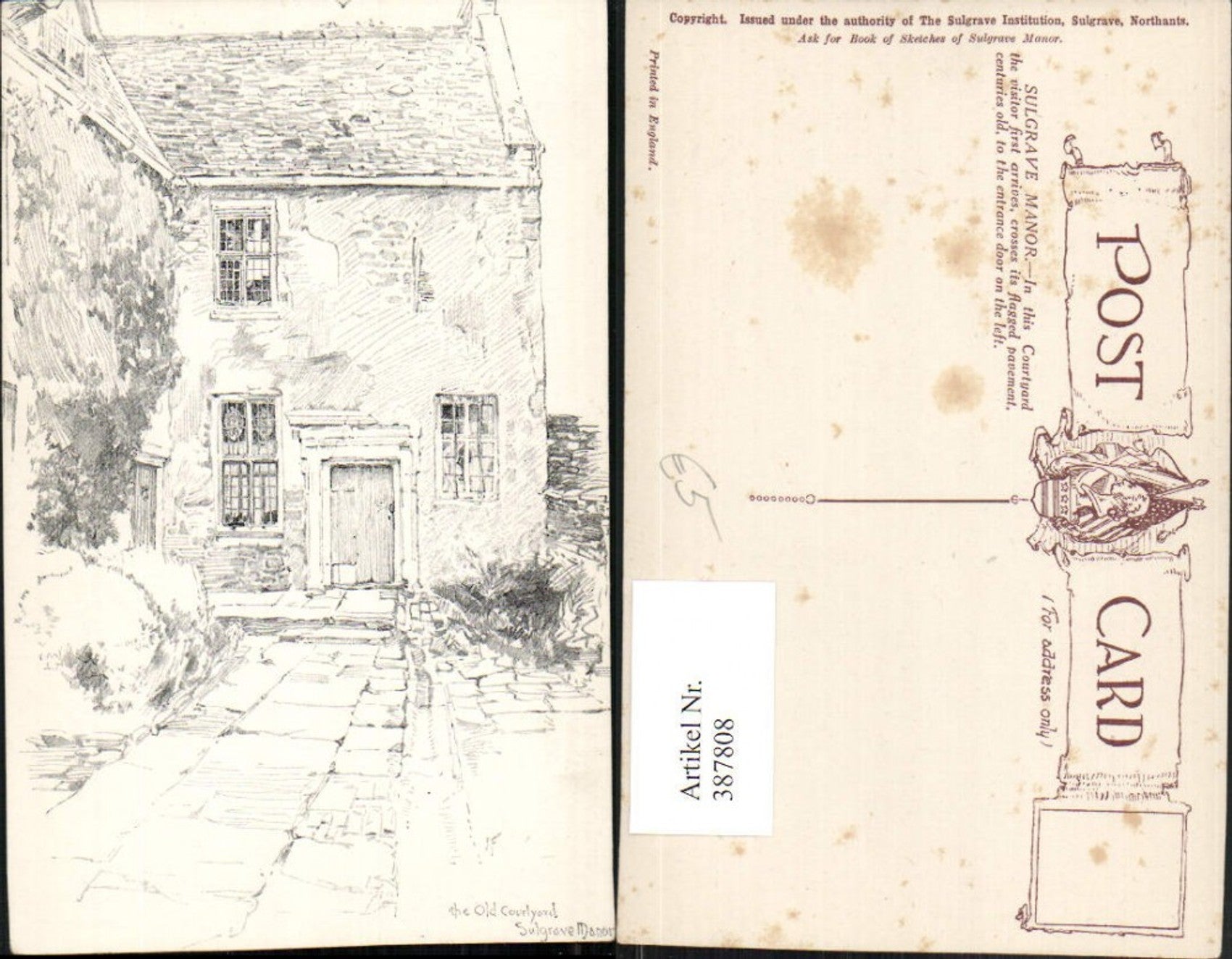 Alte Ansichtskarte – Old Postcard