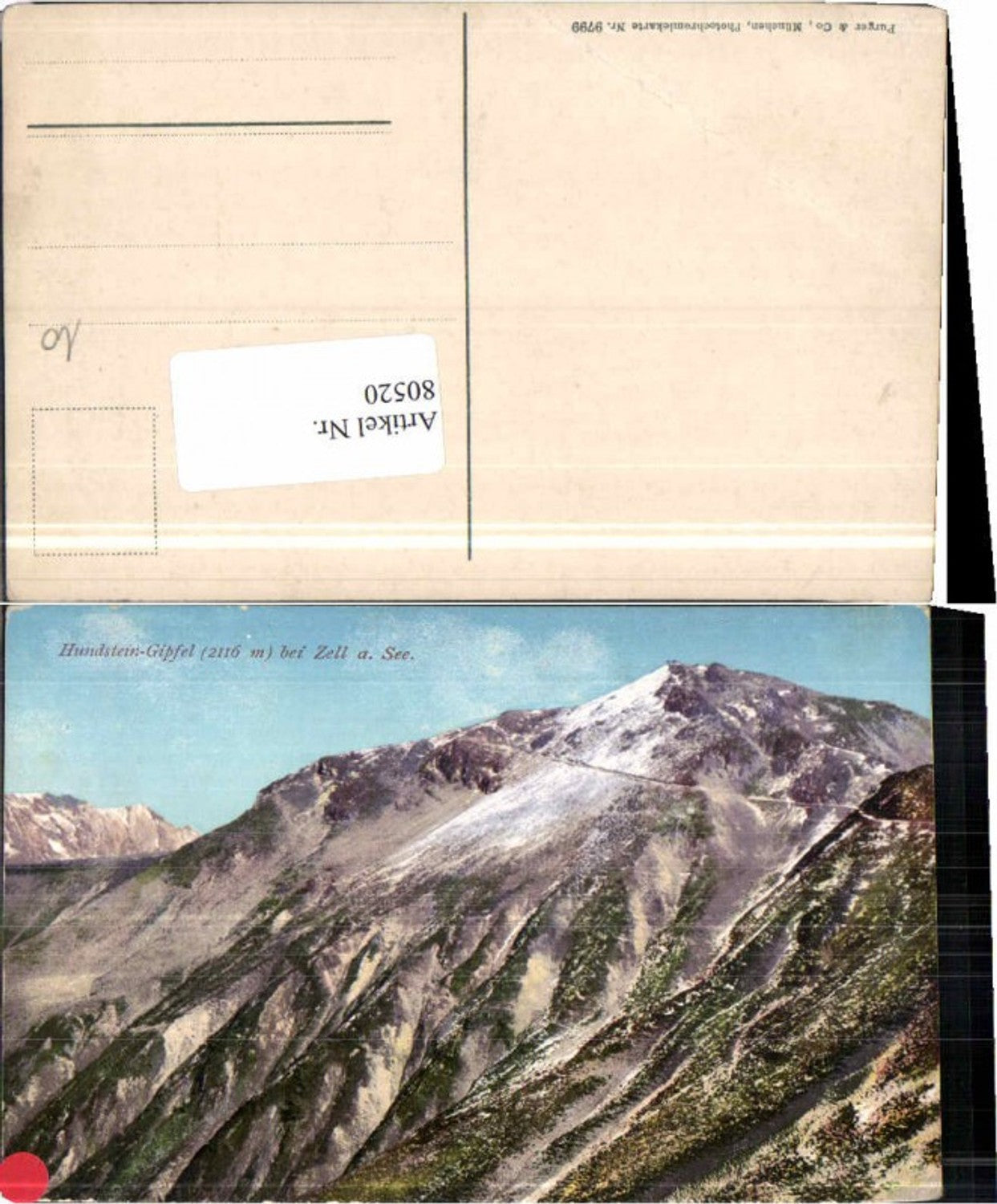 80520,Hundstein Gipfel b. Zell am See Purger Co 9799