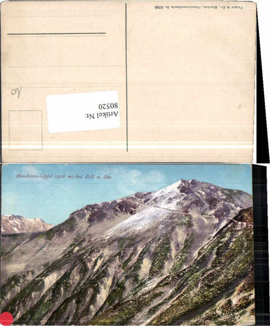 80520,Hundstein Gipfel b. Zell am See Purger Co 9799