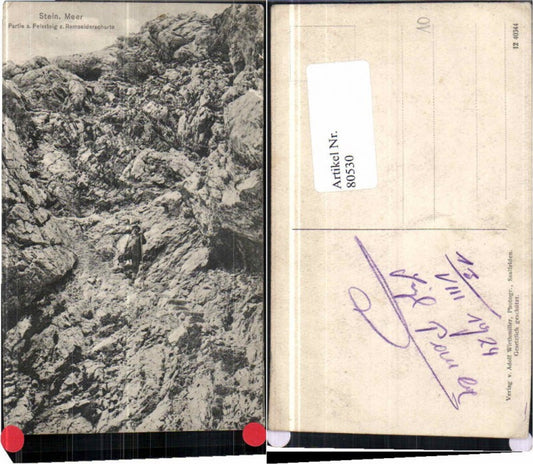 80530,Felssteig Ramseiderscharte Zell am See 1910 Saalfelden