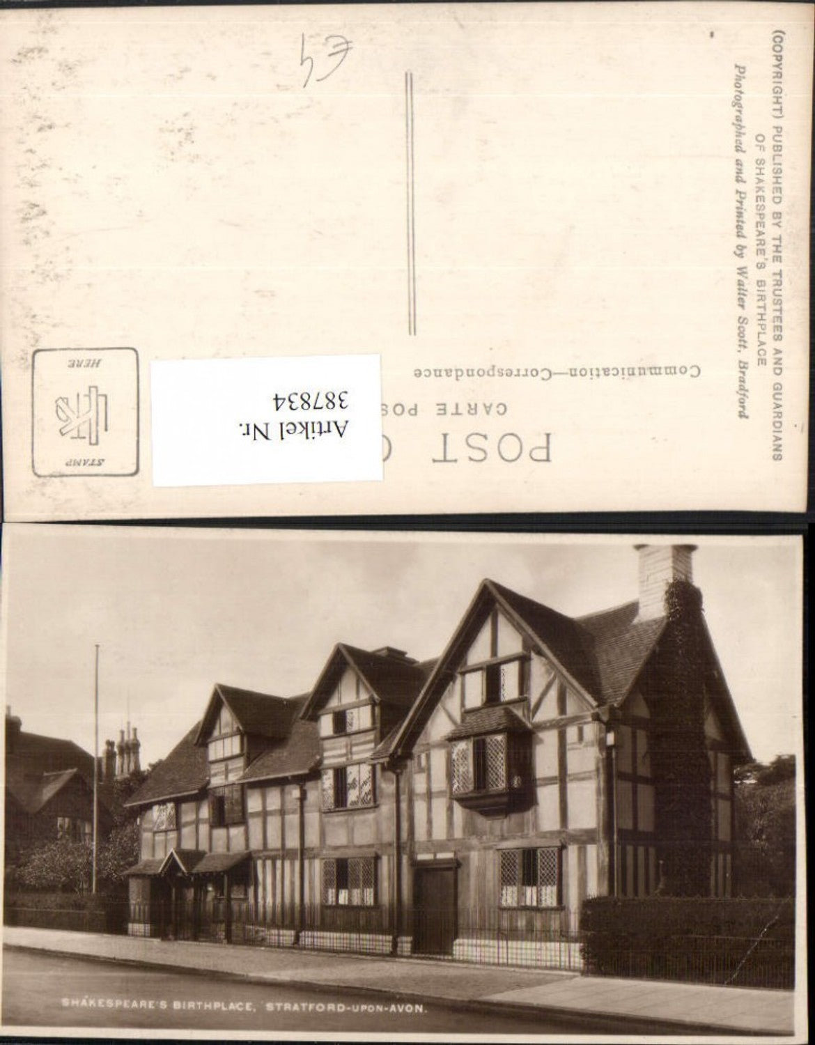 Alte Ansichtskarte – Old Postcard