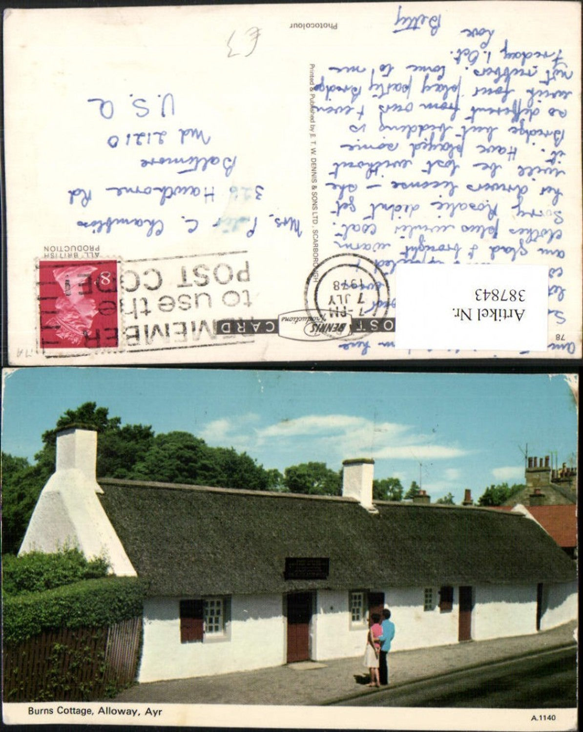 Alte Ansichtskarte – Old Postcard
