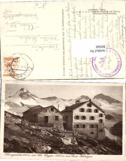 80560,Kürsingerhütte bei Bramberg Neukirchen 1928