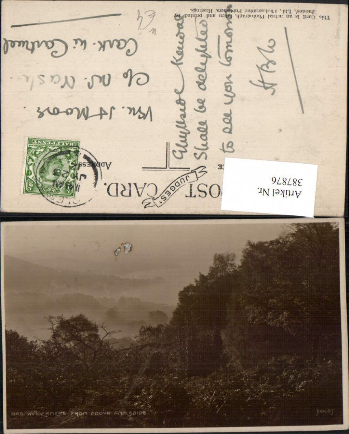 Alte Ansichtskarte – Old Postcard