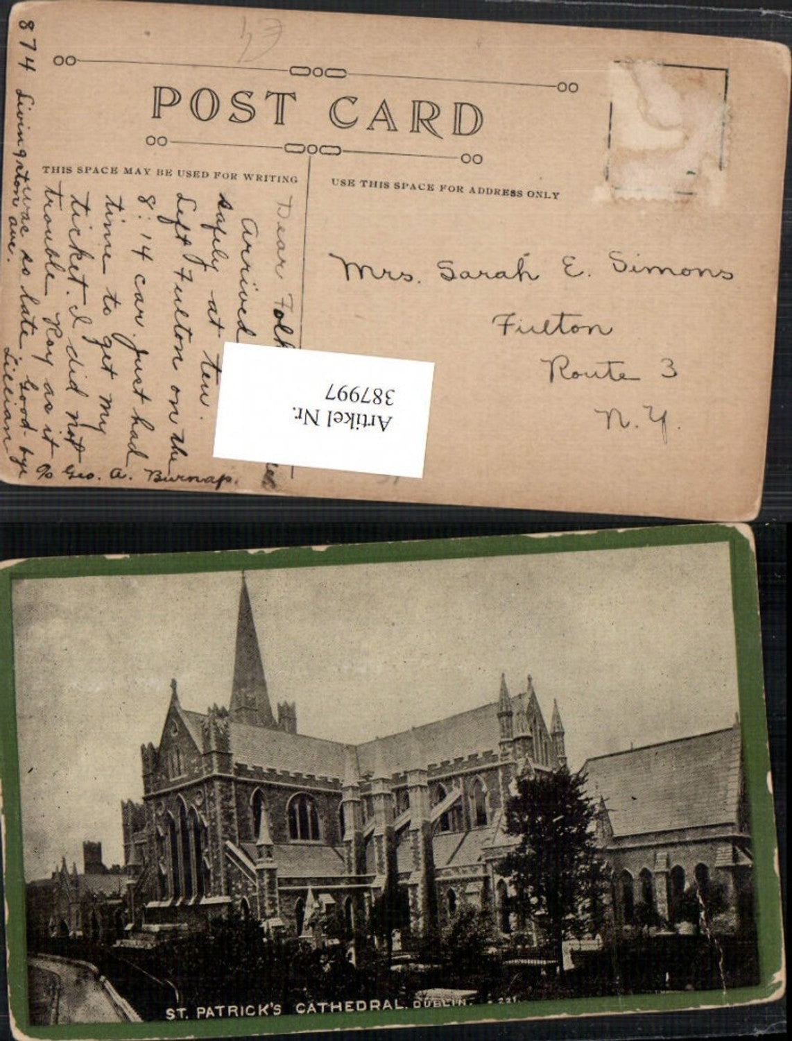 Alte Ansichtskarte – Old Postcard