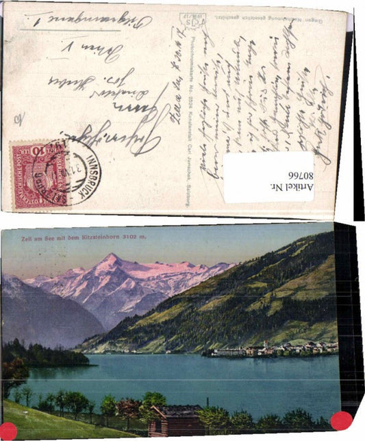80766,Zell am See Schöne COLOR 1916