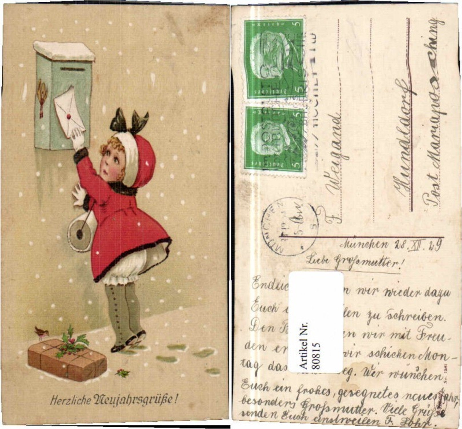 Alte Ansichtskarte – Old Postcard