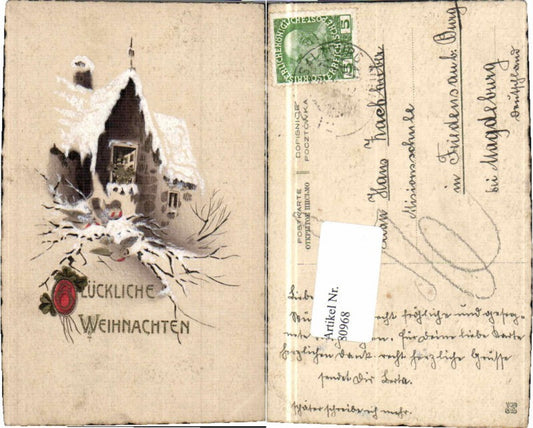80968, Christmas Birds Church Seal