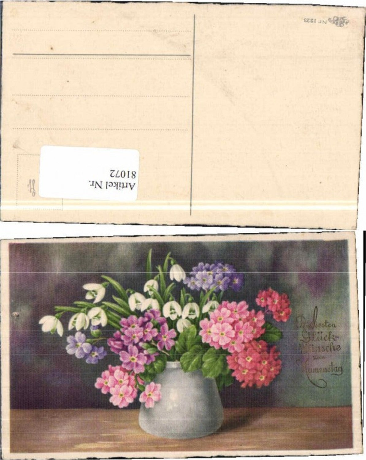 81072,Namenstag Maiglöckchen Blumen Erika Nr 1223