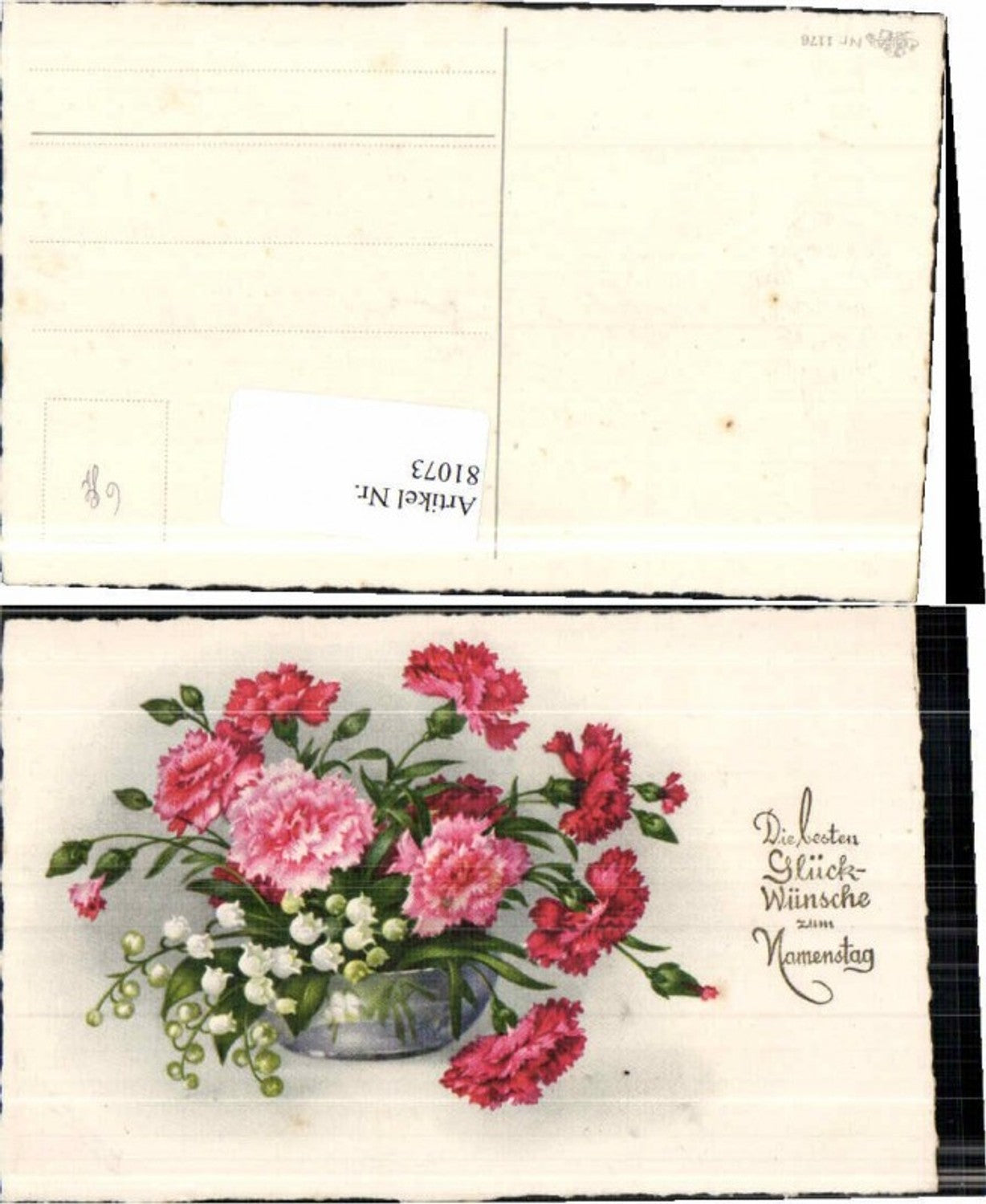 81073,Namenstag Maiglöckchen Blumen Erika Nr 1176
