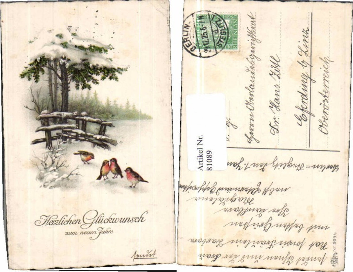 Alte Ansichtskarte – Old Postcard