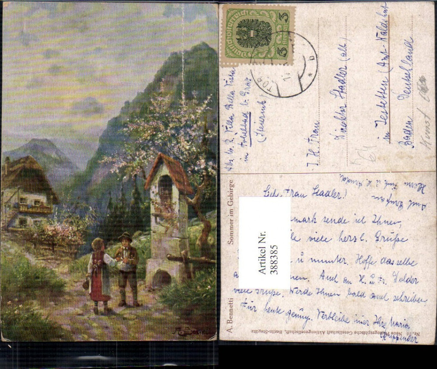 Alte Ansichtskarte – Old Postcard