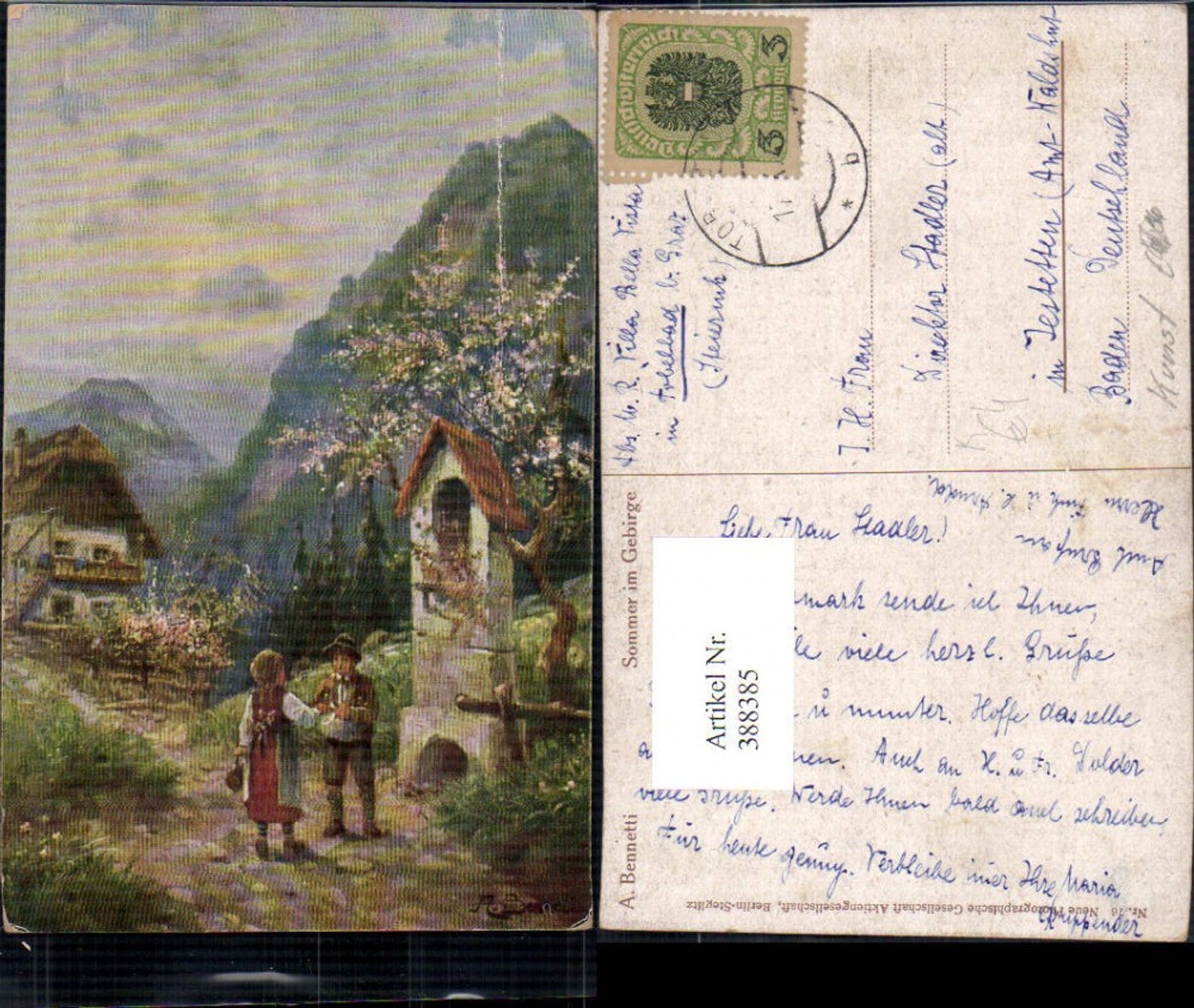 Alte Ansichtskarte – Old Postcard