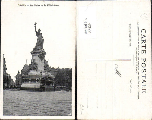 388429,Statue Monument Paris La Statue de la Republique