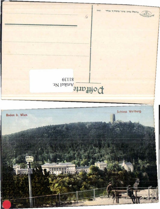 81139,Baden b. Wien Weilburg Franz Josef Höhe