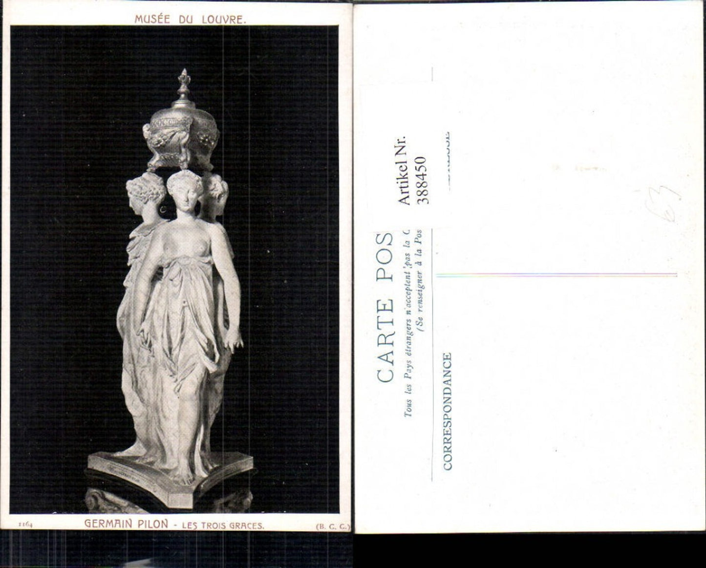 388450,Statue Monument Skulptur Germain Pilon Les Trois Graces Musee de Louvre Erotik