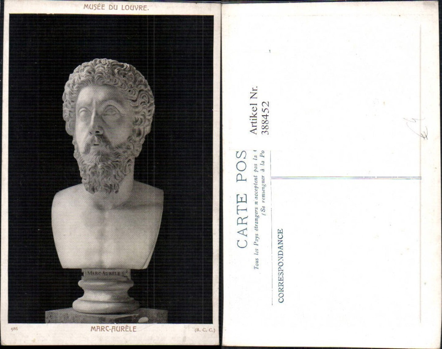 388452,Statue Monument Büste Marc Aurele Musee de Louvre