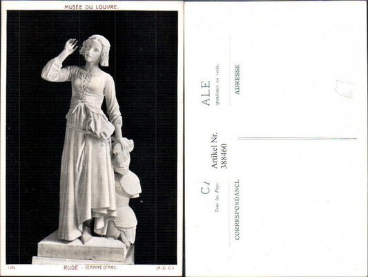 388460,Statue Monument Rude Jeanne d Arc Musee de Louvre