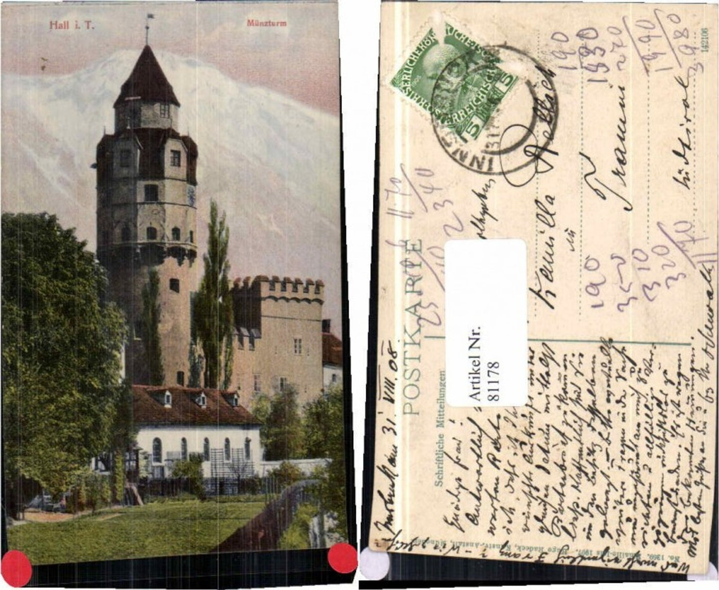 Alte Ansichtskarte – Old Postcard