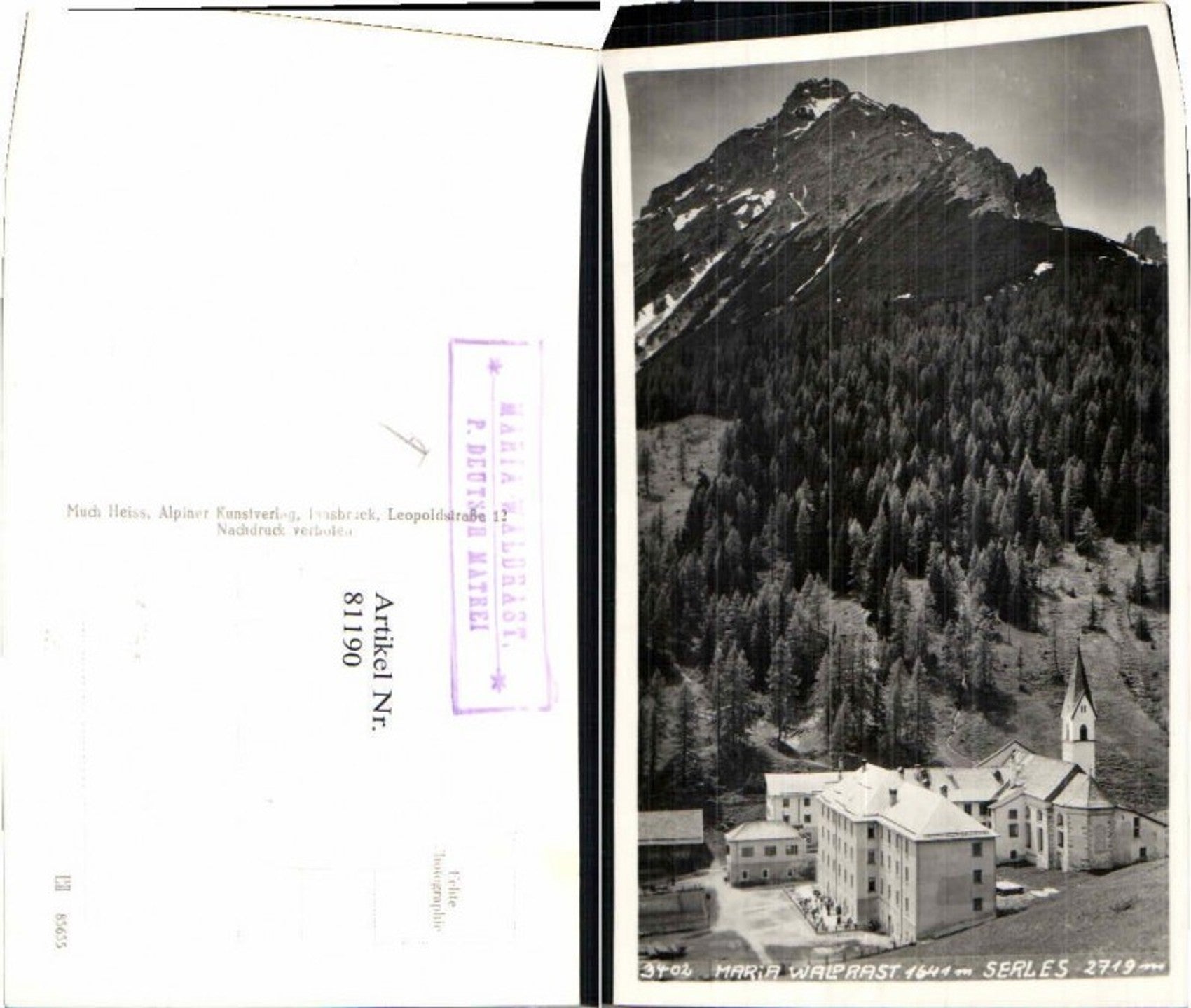 Alte Ansichtskarte – Old Postcard