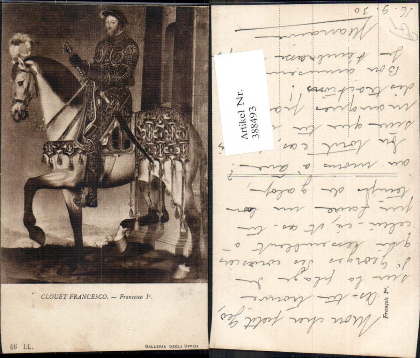 388493,Künstler Ak Clouet Francesco Francesco I Adel Monarchie