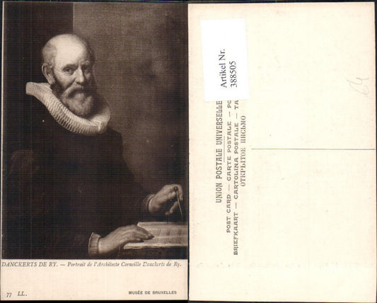 388505,Künstler Ak Danckerts de Ry Portrait de l Architecte Corneille Dankerts de Ry Kunst Wissenschaft