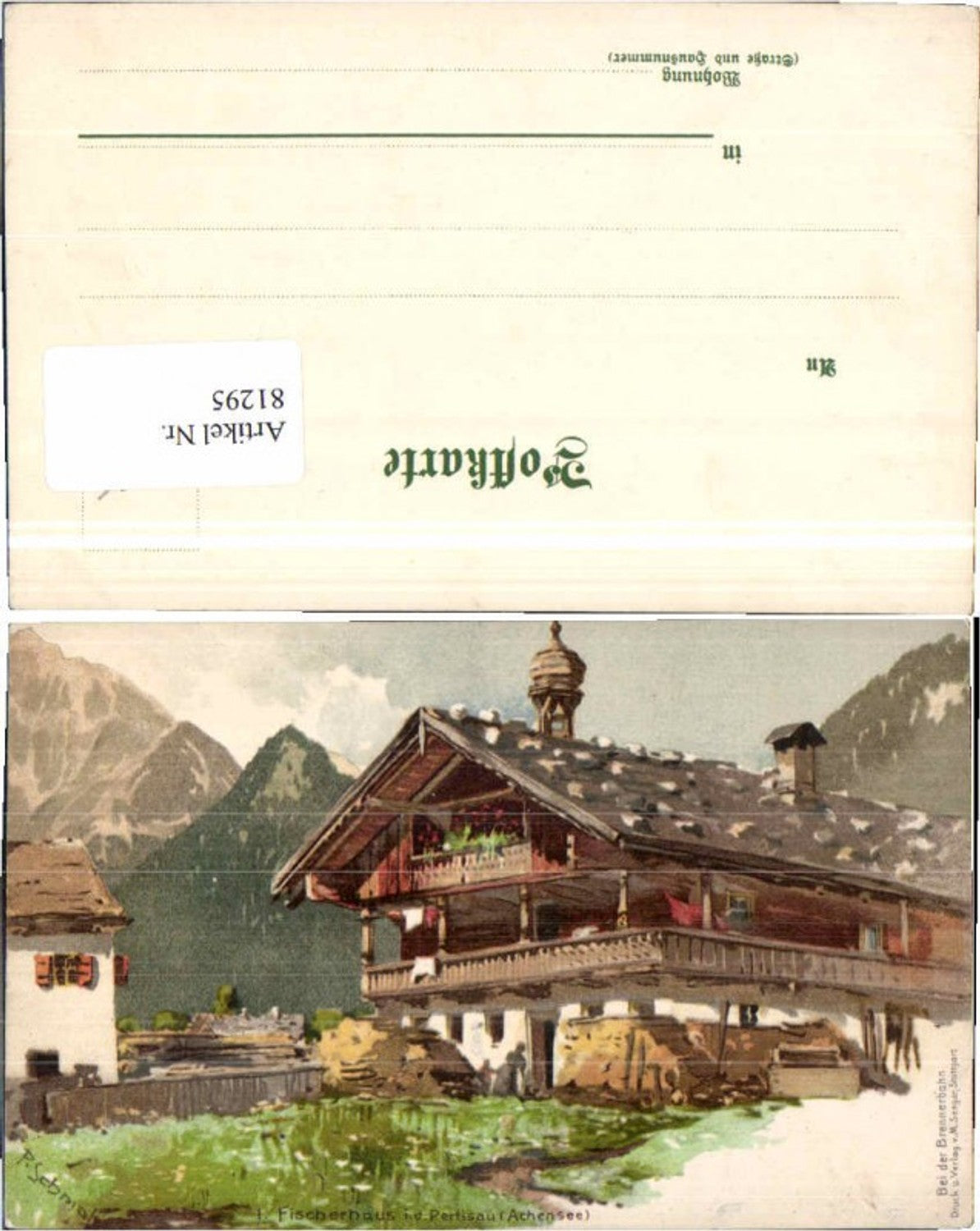 Alte Ansichtskarte – Old Postcard
