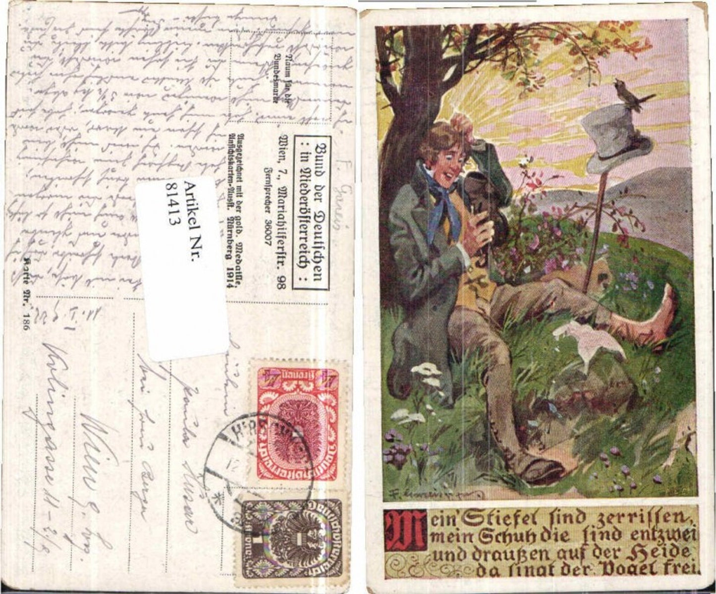 81413,Bund Deutschen Niederösterreich 186 Gareis F.