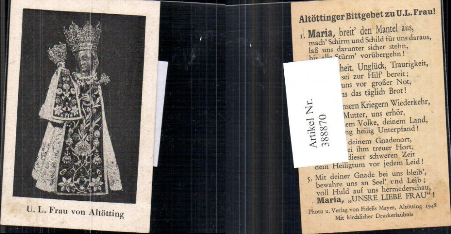 Alte Ansichtskarte – Old Postcard