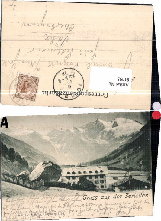 81595,Gruss aus Ferleiten pub Würthle 196