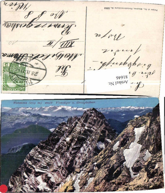 81646,Watzmann m. Großvenediger Purger Co 5983