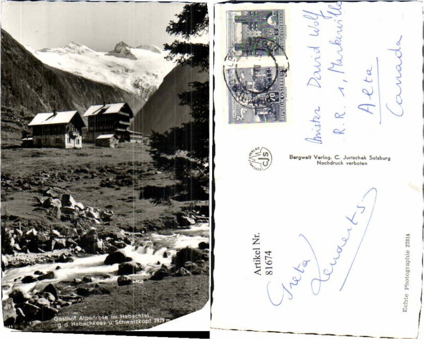 81674,Gasthaus Alpenrose b. Bramberg Neukirchen