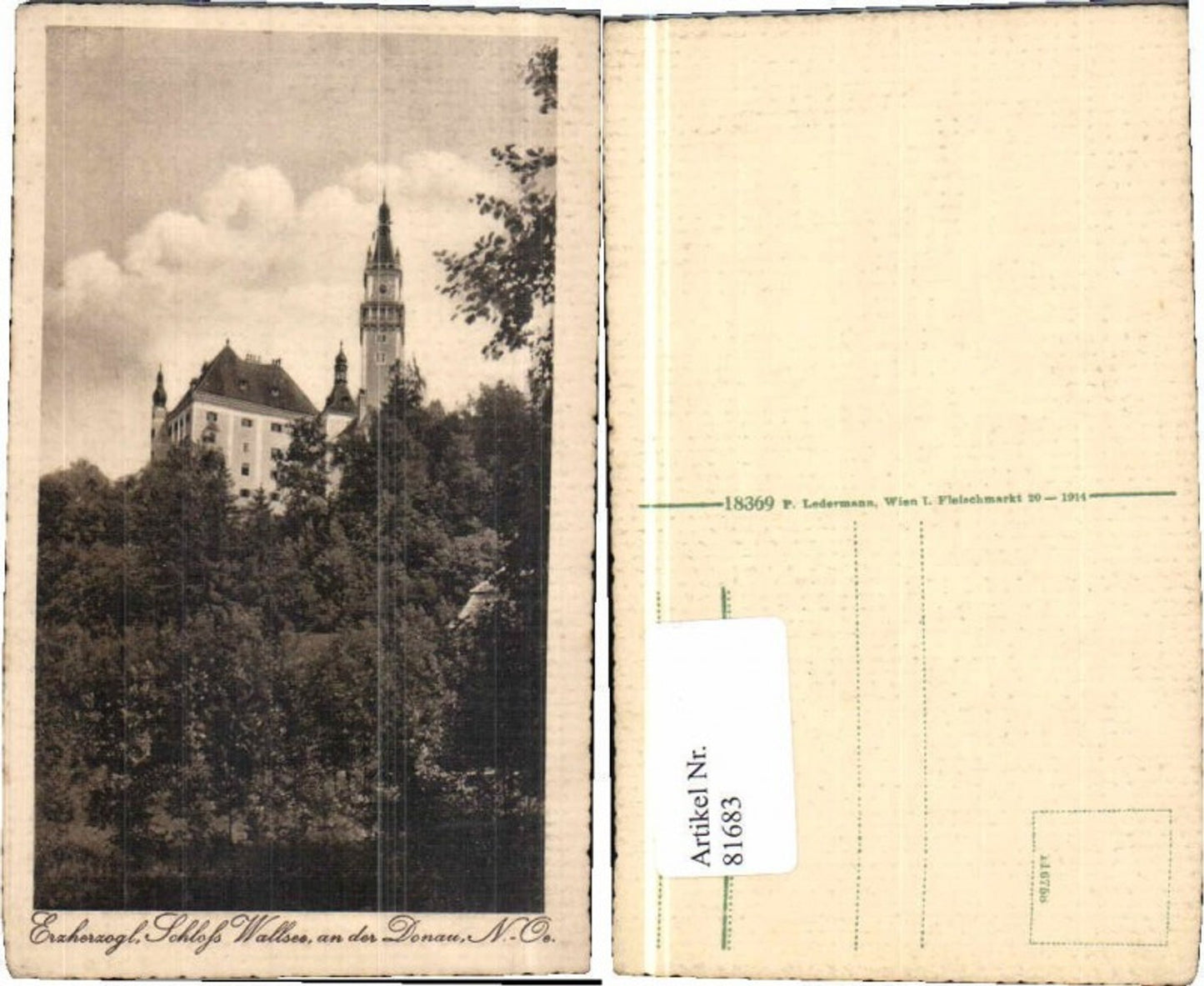 81683,Wallsee a.d. Donau Schloss um 1914
