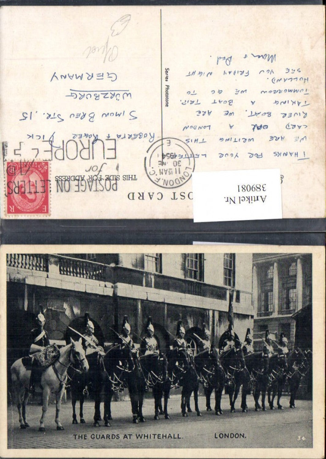 Alte Ansichtskarte – Old Postcard