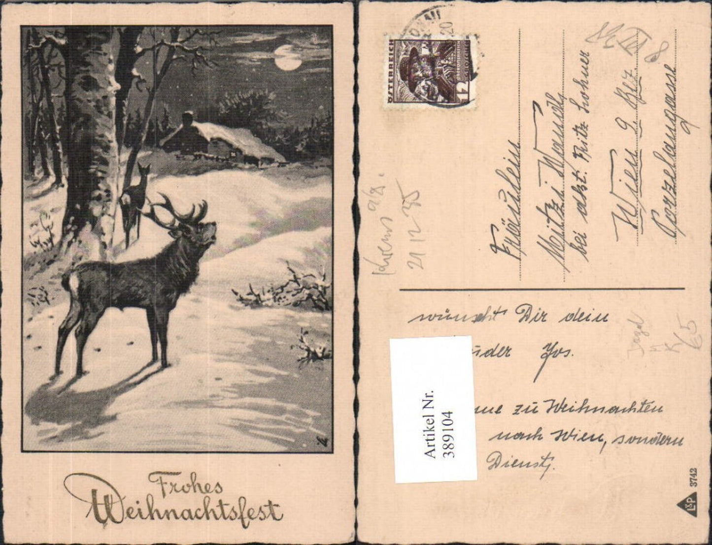 Alte Ansichtskarte – Old Postcard