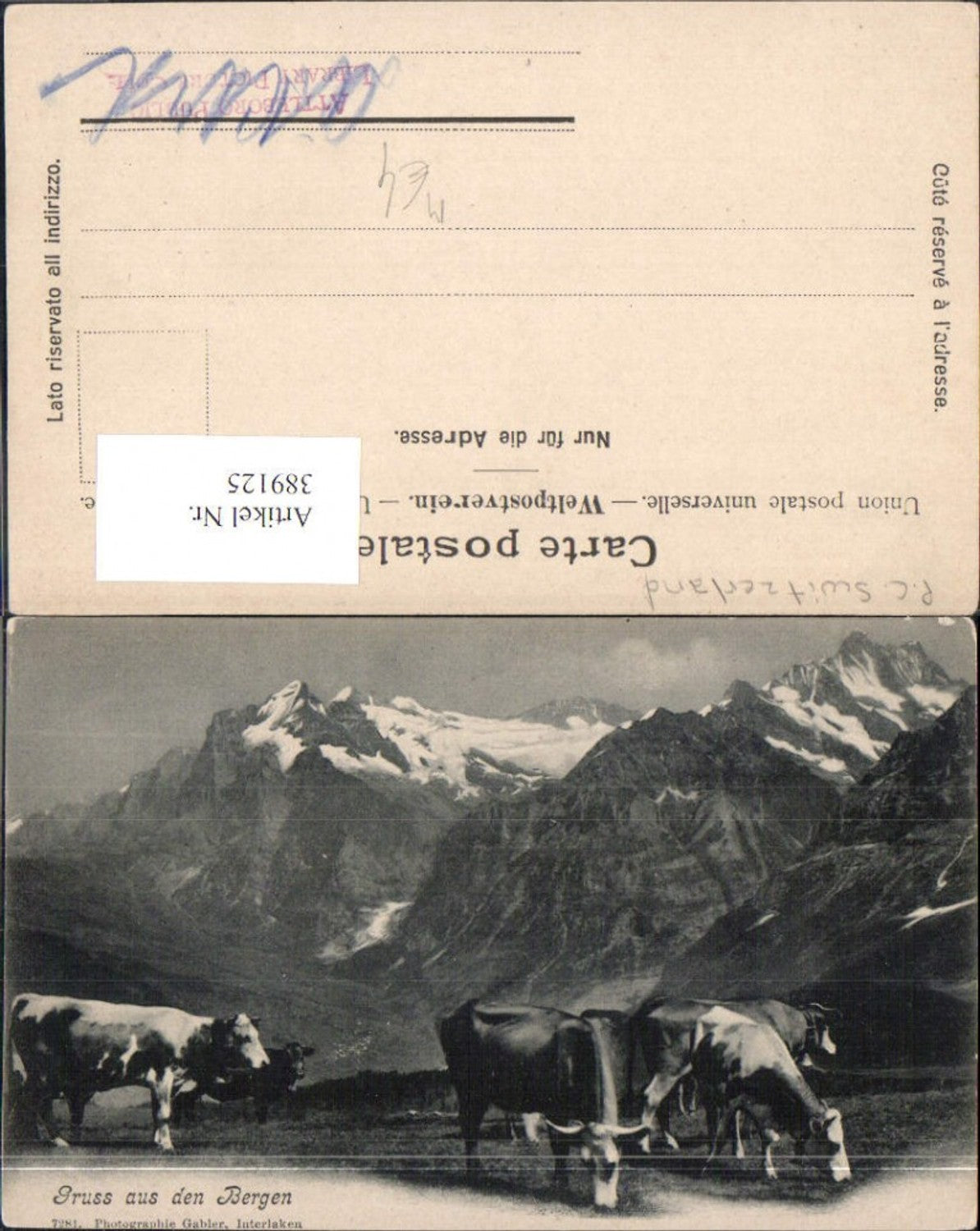 Alte Ansichtskarte – Old Postcard