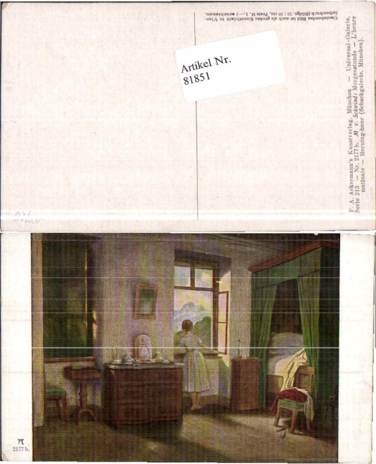81851,M. Schwind Morgenstunde sign.