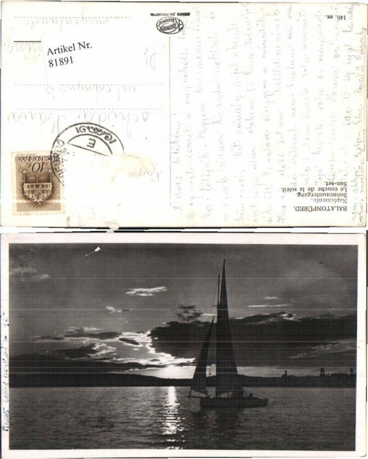 Alte Ansichtskarte – Old Postcard