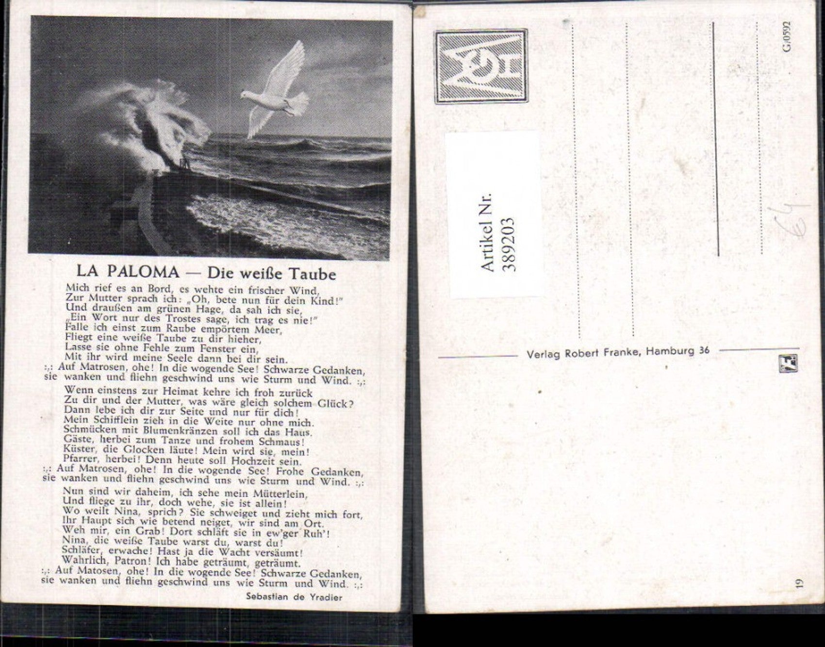 Alte Ansichtskarte – Old Postcard