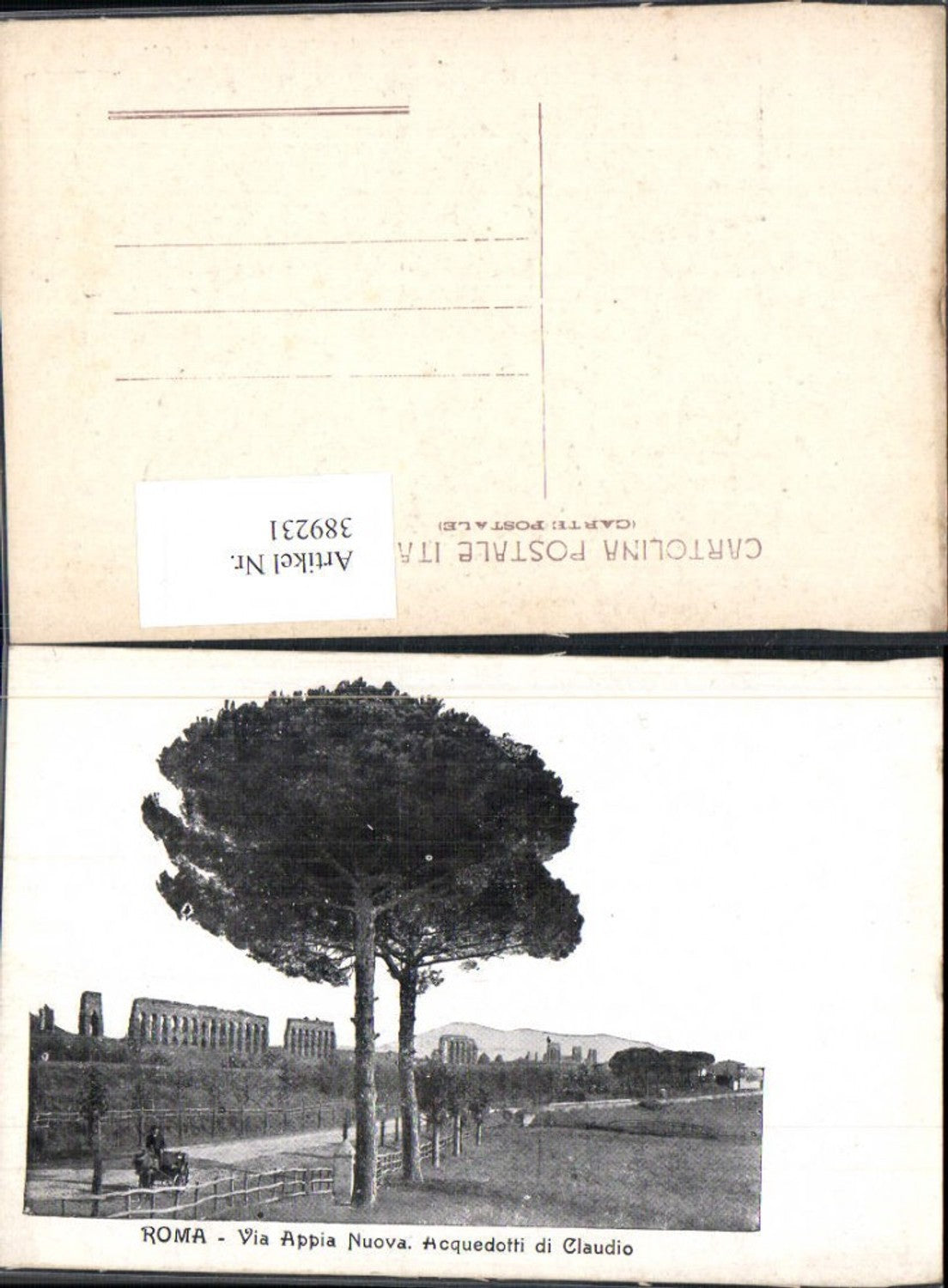 389231,Monument Roma Rom Via Appia Nuova Acquedotti di Claudio